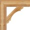 Ekena Millwork Olympic Block Rough Sawn Bracket, Western Red Cedar, 6"W x 28"D x 28"H BKT06X28X28OLY05RWR - alternate 4